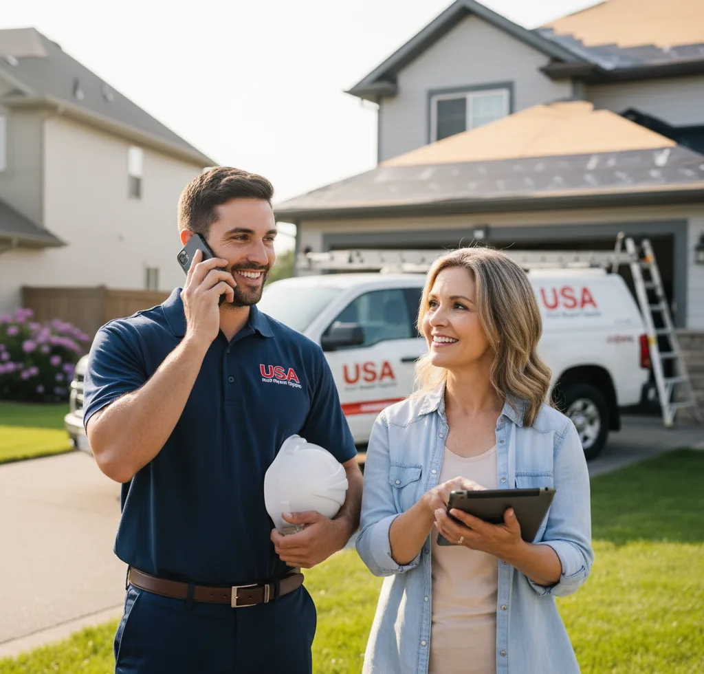 USA Roof Repair Experts customer support in Longwood